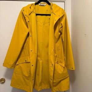 Yellow raincoat